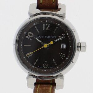 LOUIS VUITTON Watches Q1211 Stainless Steel/leather Quartz
